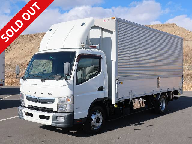 2017 Mitsubishi Fuso Canter, small aluminum wing, 3.6t load, wide and extra long, 214cm inside height, combination gate, 2-stage lashing rail, 175hp