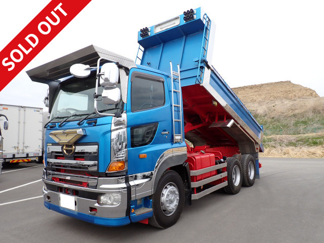 2014 Hino Profia large dump truck, Far East 5100 body, 2 differentials, retarder *Actual mileage on meter: approx. 490,000km/Vehicle inspection valid until July 2015*