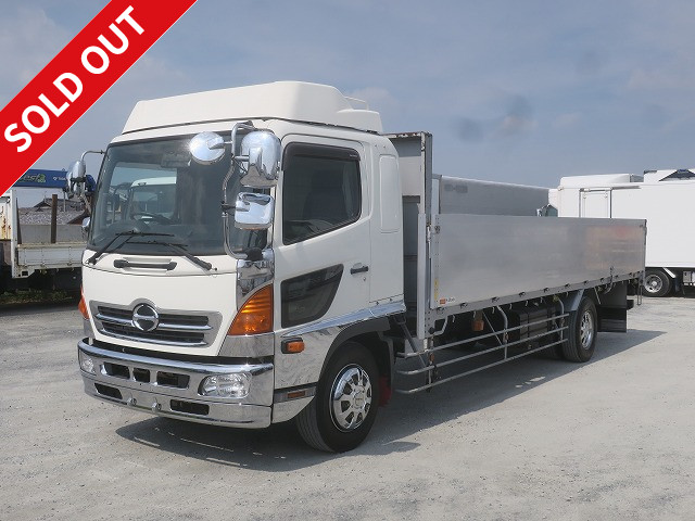 2014 Hino Ranger, extra-ton flatbed truck with aluminum block, 6700 standard, 8.4 ton load capacity, 240 horsepower