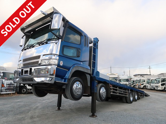 2006 Mitsubishi Fuso Super Great Large Self Loader 4-Axle Low Bed Fujita Radio Controlled Winch Automatic Step Board ★Inspection valid until September 2015★