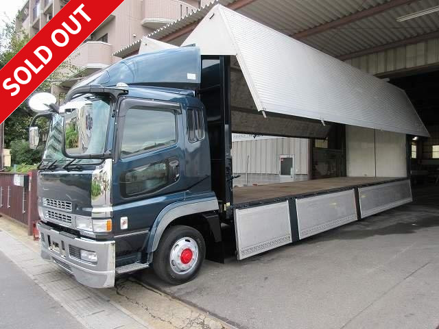 [With vehicle inspection certificate] 2004 model! Mitsubishi Fuso Super Great 4-axle low-floor aluminum wing