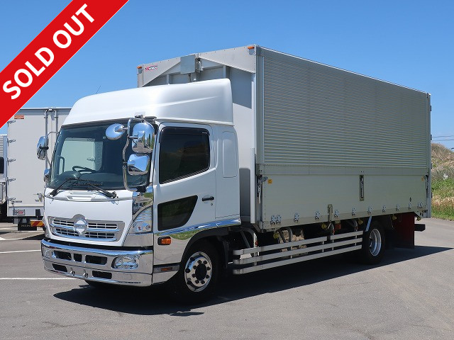 2016 Hino Ranger, increased-ton aluminum wing, 6200 wide, 7.1t load capacity, retarder, 260 horsepower 