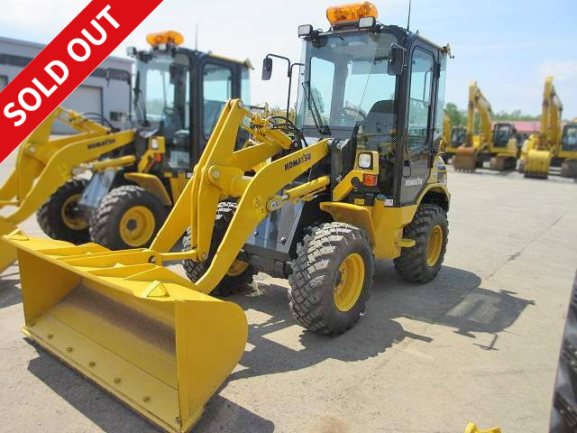 2015 Komatsu W30 Mini Wheel Loader with snow removal spike tires!