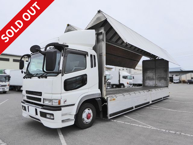 2003 Mitsubishi Fuso [Super Great] Large aluminum wing, low-floor 4-axle, 8x4, rear air suspension