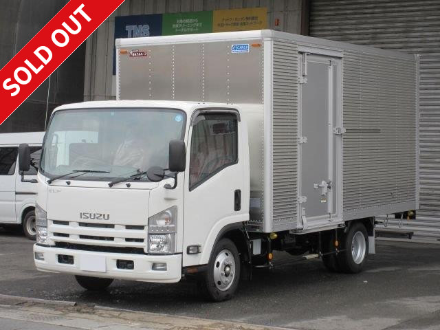 2015 model! Isuzu Elf 2t aluminum van ★ Wide and long ★ MOT valid until February 2017! Left sliding door