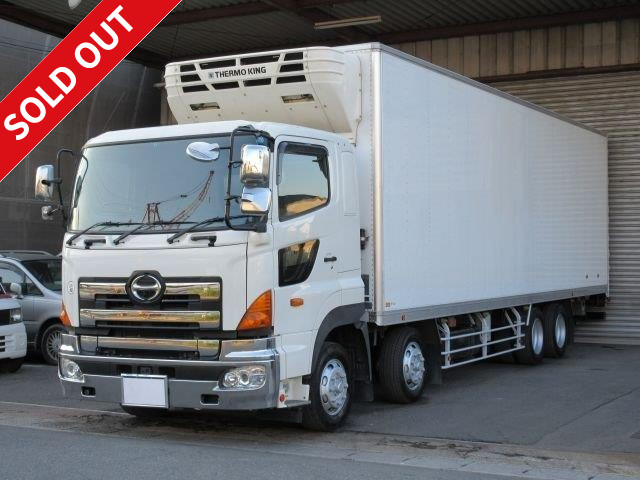2010 model! Hino Profia refrigerated van with lift-up gear★-25 degree setting (with standby)★4-axle low floor