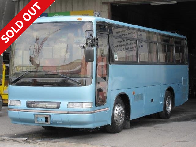Hino Selega large bus, 29-seat capacity, trunk
