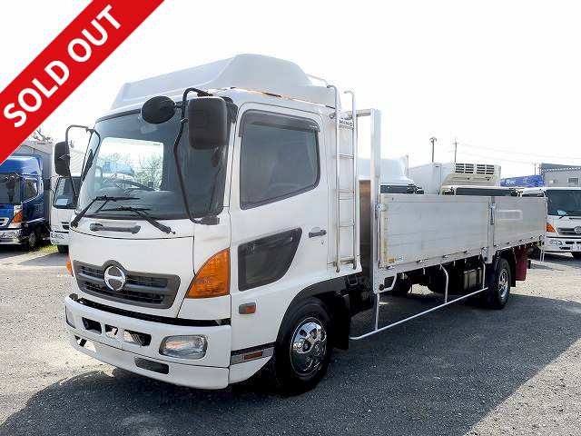 2003 Hino Ranger Medium flatbed body Aluminum block 5-way opening 6200 standard *Actual mileage on meter: approx. 370,000 km*