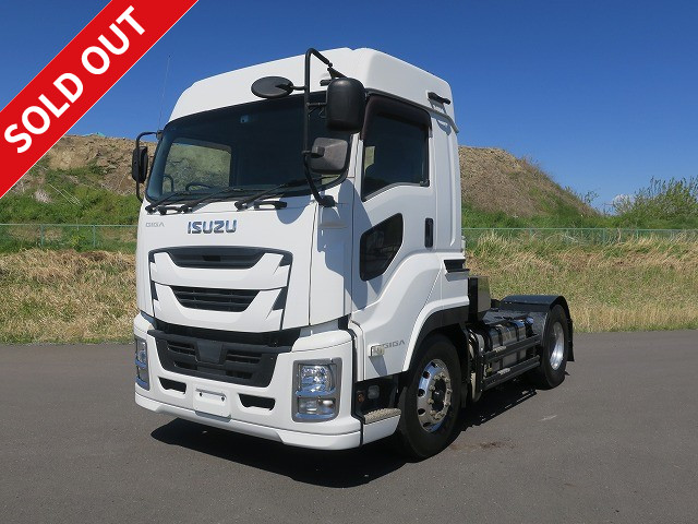 2016 Isuzu Giga Tractor Head, 5th wheel load 11.5t, 420 horsepower, high roof, aluminum wheels ★Actual mileage on the meter: approx. 330,000km! ★