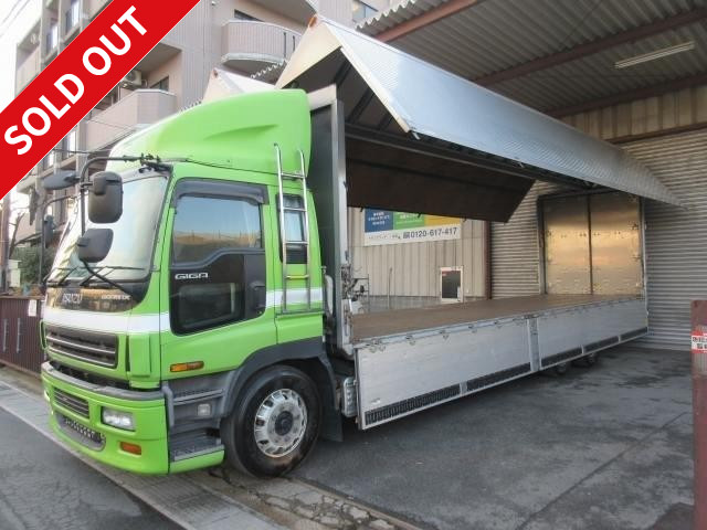 2004 model! Isuzu Giga 3-axle high deck aluminum wing ■ Air suspension ■ Aluminum wheels