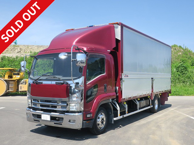 2012 Isuzu Forward Medium-sized Aluminum Wing Semi-wide Cargo Bed Width 223cm Aluminum Wheels