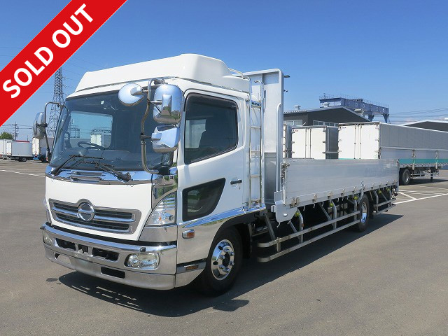 2007 Hino Ranger Medium-sized flatbed aluminum block Wide width High grade Rear air suspension 240 horsepower Aluminum wheels ★ Actual mileage on the meter: approx. 270,000 km! ★