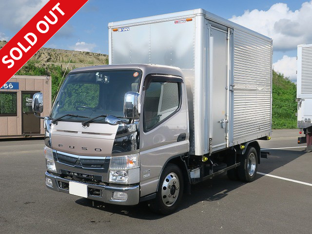 2017 Mitsubishi Fuso Canter 3t Aluminum Van Standard Short Cargo Bed Height 207cm Double Sliding Doors Fully Low Floor 150 Horsepower Aluminum Wheels *Made in Japan until September 2013* [Semi-medium license required *Excluding 5t limited]