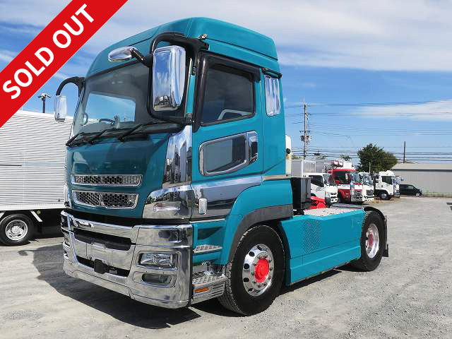 2017 Mitsubishi Fuso Super Great Tractor Head Custom 5th wheel load 11.5t 460 horsepower High roof Aluminum wheels *Approximately 450,000km on meter / Vehicle inspection valid until September 2014*
