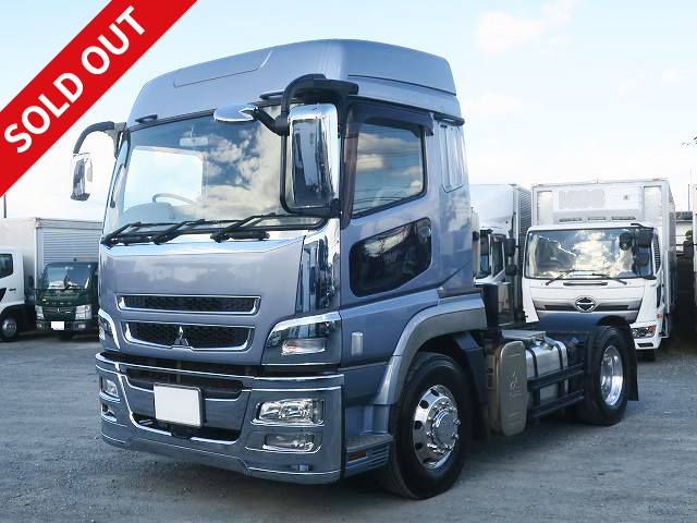 2016 Mitsubishi Fuso Super Great Tractor Head, 5th wheel load 11.5t, 460 horsepower, high roof, aluminum wheels *Approximately 450,000km on meter/Inspection valid until June 2014*
