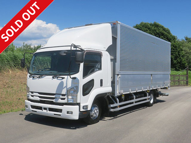 2018 Isuzu Forward, medium-sized aluminum wing, 6200 wide, retractable PG, rear air suspension, 240 horsepower, *Actual mileage on meter: approx. 420,000 km*