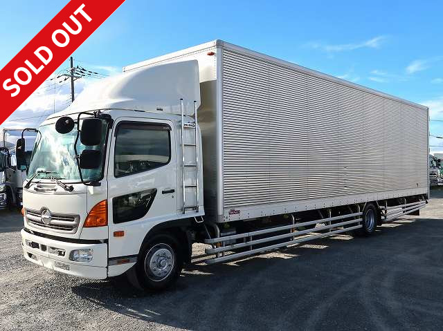 2011 Hino Ranger Heavy Duty Aluminum Van 9600 Wide Ghost Van 6.1t Loading Retarder Jolder 4 Row 260HP