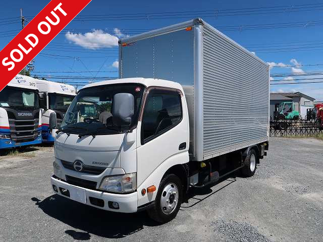2015 Hino Dutro Small Aluminum Van, Loading Capacity 1.8t, Standard Long, Bed Height 219cm, Combination Gate [Semi-Medium License Compatible (5t Limited) *Old Standard License OK] ★Vehicle Inspection Valid until January 2015★