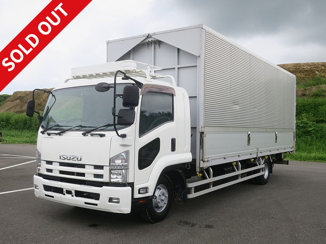 2013 Isuzu Forward, medium-sized aluminum wing, 7200 wide, internal height 252cm, meter reading approx. 380,000km