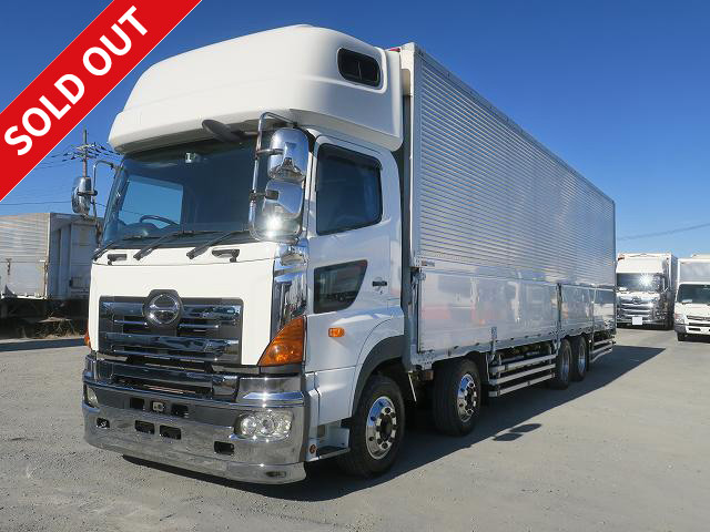 2010 Hino Profia Sleeper cab Large aluminum wing 4-axle low floor Combi-gate Retarder Aluminum wheels