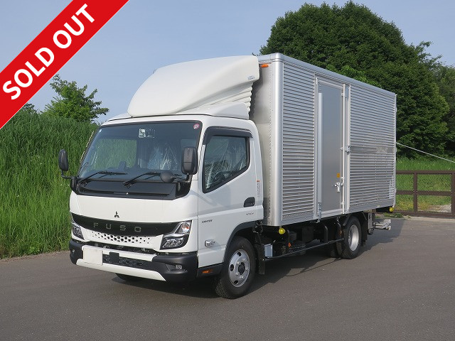 Mitsubishi Fuso Canter 2t Aluminum Van, Wide and Long, 208cm Bed Height, Storage PG, Left Sliding Door, 2 Lashing Rails, 150 Horsepower, [Semi-Medium License Compatible *Excluding 5t Limited Edition]
