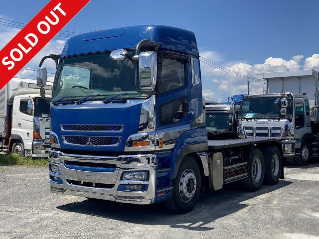 2018 Mitsubishi Fuso Super Great Tractor Head, 5th wheel load 16t, 2 differentials, 520 horsepower, high roof, approx. 470,000km on meter