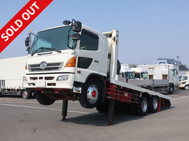 2006 Hino Ranger Heavy Duty Self Loader Bed Length 588cm Fujita Radio Control Winch Walking Board High Jack Retarder 270hp ★Inspection valid until February 2006★