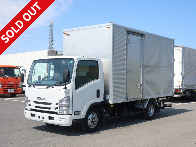 2016 Isuzu Elf 2t Aluminum Van Wide Long Interior Height 233cm Storage PG Left Sliding Door 150HP 2-Tier Lashing Rail [Semi-Medium License Compatible *Excluding 5t Limited Edition]