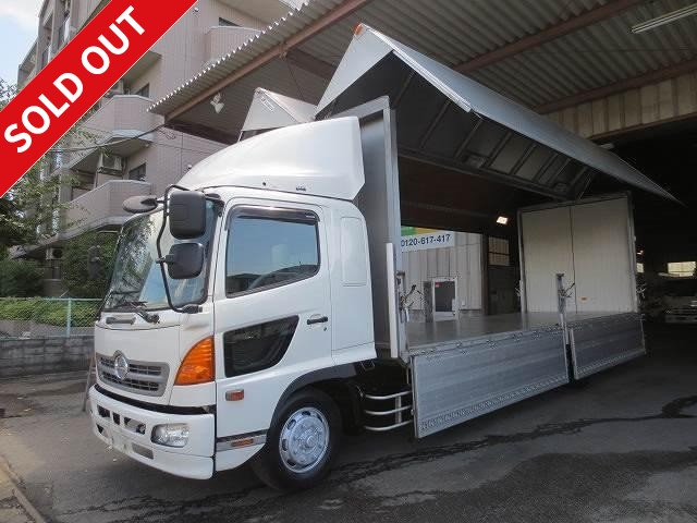 2005 model! Hino Ranger increased tonnage! Aluminum wing loaded 6.3t★7200 body