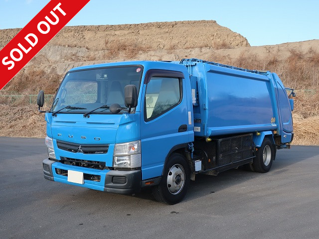 2012 Mitsubishi Fuso Canter Compact Packer Vehicle Shinmaywa Press Type Drum Capacity 7.4m3 