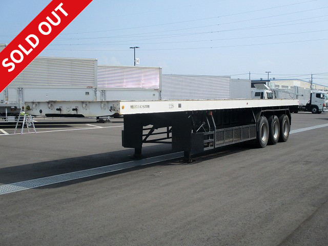 1991 Yusoki 3-axle cutting board semi trailer, single pull OK!