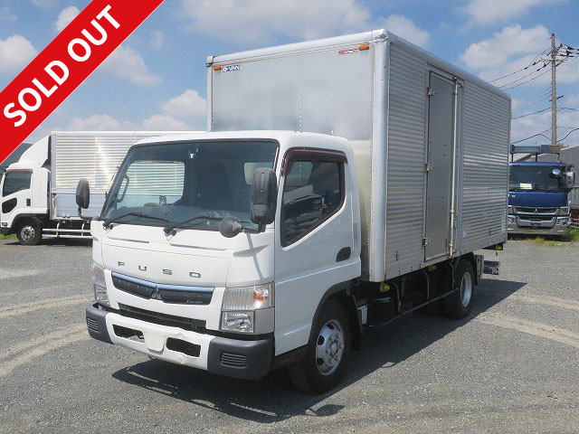 2016 Mitsubishi Fuso Canter 3-ton Aluminum Van, Wide/Long, 219cm Interior Height, PG Storage, Left-Side Door, 150 HP, Two-Tier Lashing Rails [Semi-Medium-Duty License Qualified (Excluding 5-ton Limited Edition)]
