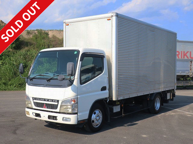 2006 Mitsubishi Fuso Canter 2-ton aluminum van, standard long, 216cm interior height, combination gate, fully low-profile floor, two-tier lashing rails. [Eligible for semi-medium-duty vehicle licenses (excluding 5-ton limited vehicles)]