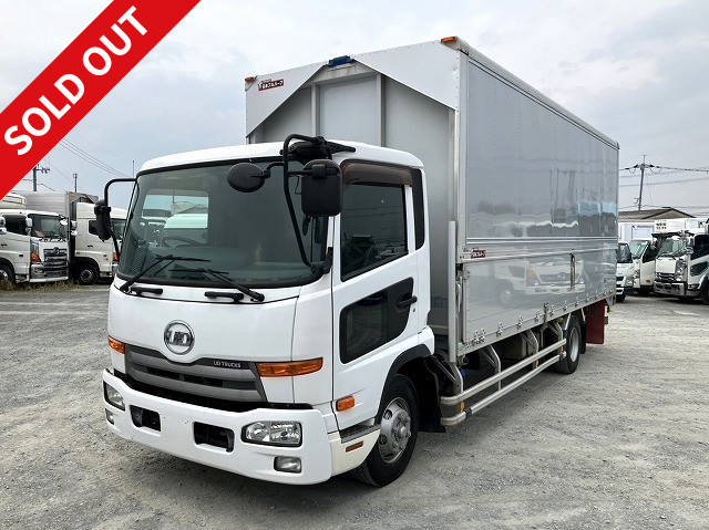 [Vehicle for lease rental only] 2013 model UD Trucks Condor medium-sized aluminum wing 6200 standard