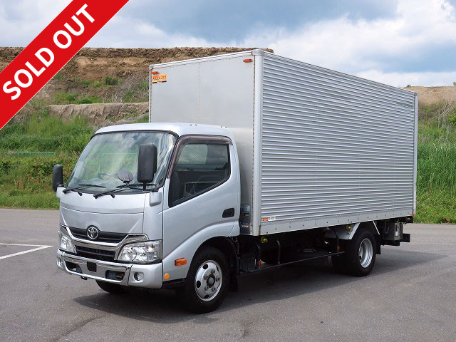 2017 Toyota Dyna 2t Aluminum Van Standard Long Interior Height 202cm Combination Gate 2-Tier Lashing Rail ★MOT valid until June 2016★ [Semi-medium license valid *Excluding 5t limited]