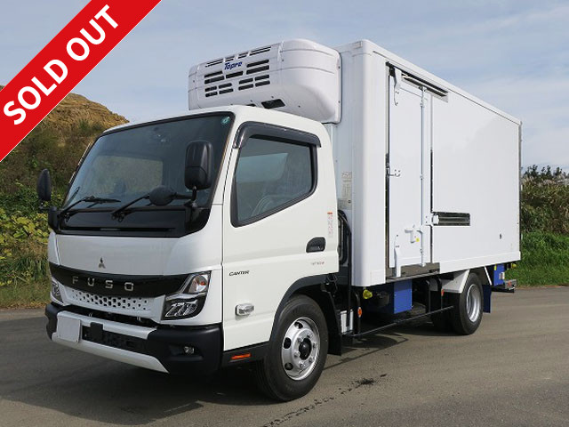 Mitsubishi Fuso Canter 2024 Model 3t Refrigerated Van Wide Long Storage PG Topre -30 degree setting Standby Left sliding door 2-stage lashing rail 2 pedals 150 horsepower [Semi-medium-sized license compatible *Excluding 5t limited]