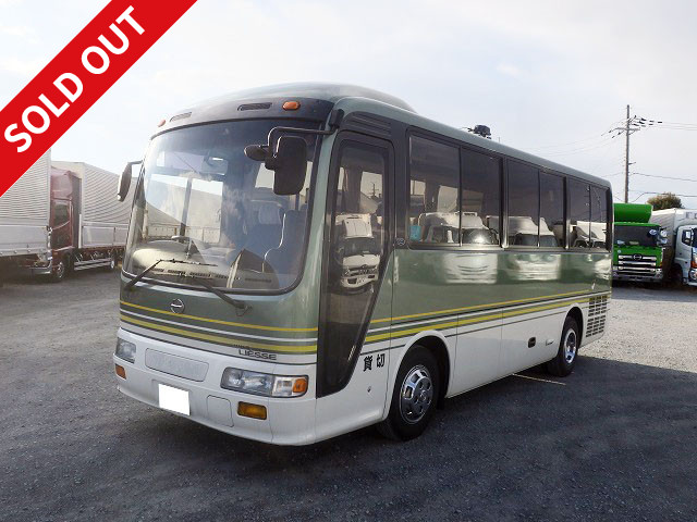 1998 Hino Liesse Super Touring Microbus, 26-seater, 6-row moquette seats, reclining, automatic transmission, all-wheel air suspension, automatic doors