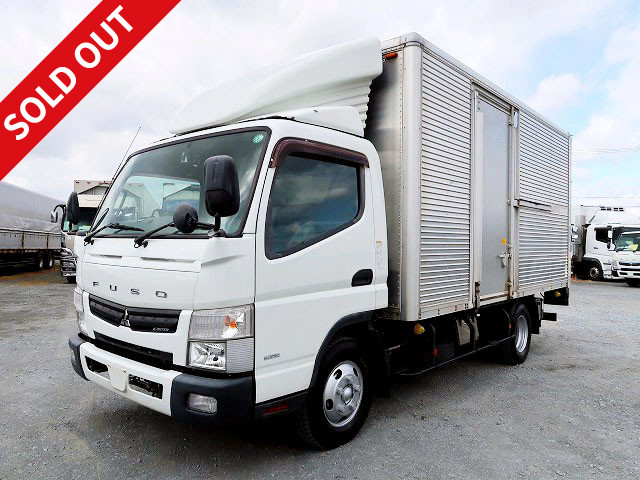 2016 Mitsubishi Fuso Canter 3t Aluminum Van Wide Long Interior Height 209cm Combination Gate Left Sliding Door Lashing Rail 2-Tier 150HP [Semi-Medium License Compatible *Excluding 5t Limited]