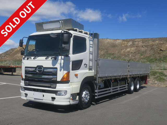 2011 Hino Profia Large flatbed aluminum block 5-way opening High deck 3-axle Retarder 380 horsepower ★Made in Japan until March 2015★