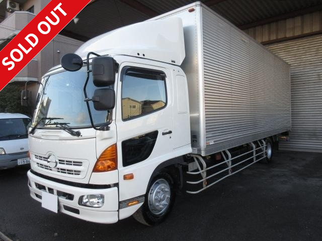 2011 model! Hino Ranger ■ Extra-large capacity ■ Aluminum van with storage PG