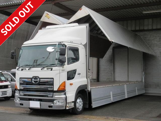 2010 model! Hino Profia 4-axle low-floor aluminum wing