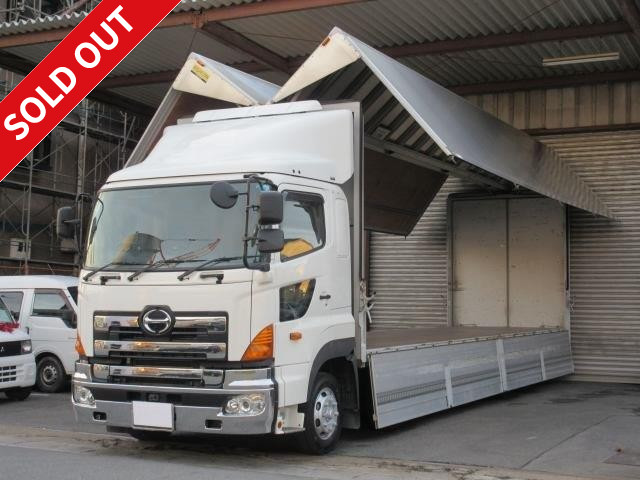 2010 model! Hino Profia 4-axle low-floor aluminum wing