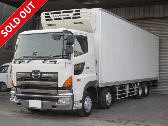 2010 model! Hino Profia refrigerated van with lift-up gear★-25 degree setting (with standby)★4-axle low floor