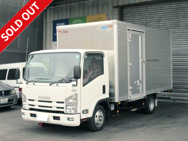 2015 model! Isuzu Elf 2t aluminum van ★ Wide and long ★ MOT valid until February 2017! Left sliding door