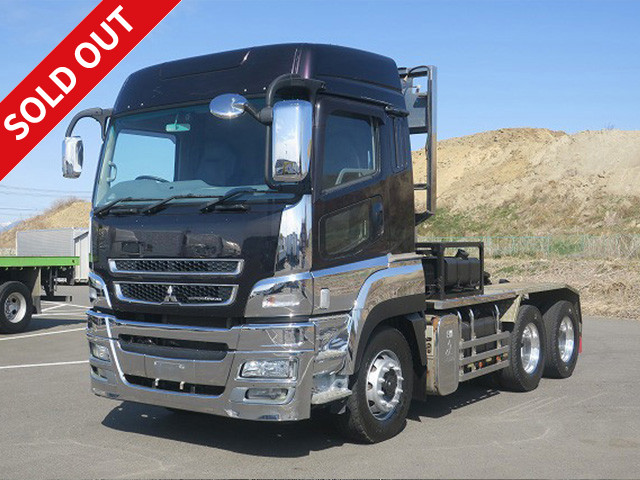 2013 Mitsubishi Fuso Super Great Tractor Head, 5th wheel load 20t, 520 horsepower, high roof ★ Actual mileage on the meter: approx. 460,000km! ★