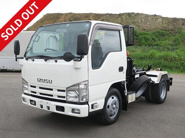 2014 Isuzu Elf 2t Arm Roll Shinmaywa Twin Hoist [Semi-medium-sized (5t only) license compatible *Old standard license OK]