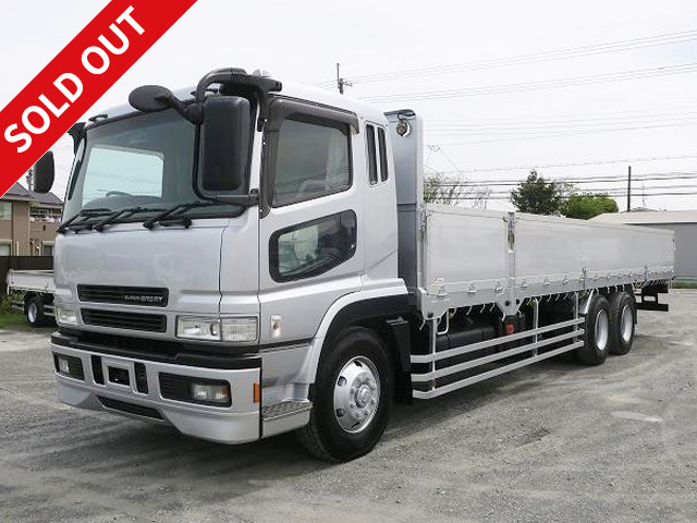 2006 Mitsubishi Fuso Super Great Large flat body aluminum block 5-way opening High floor 3-axle