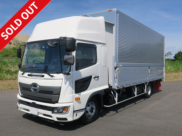 Reiwa 4 model Hino Ranger Medium-sized aluminum wing 6200 wide Rear air suspension High roof 240 horsepower 