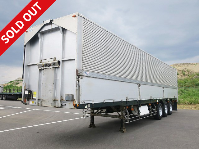 2005 model Nippon Trex 3-axle wing trailer, 13m body, maximum load 26t, lift axle, air suspension, 4-row jolder 