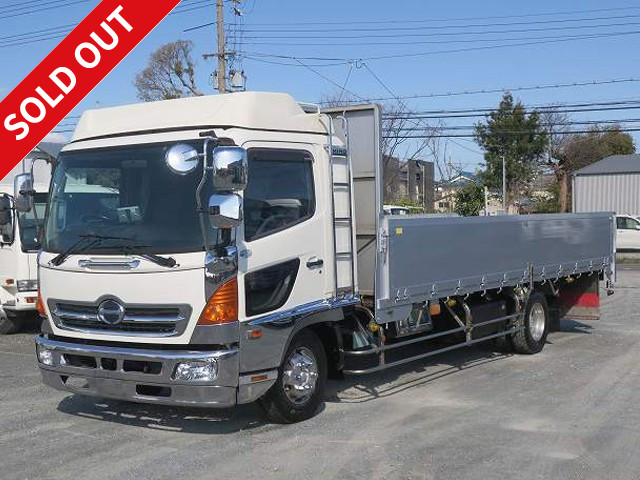 2007 Hino Ranger Medium-sized flatbed body Aluminum block 3-way opening 6200 wide Aluminum wheels ★ Actual mileage on the meter: approx. 380,000 km! ★